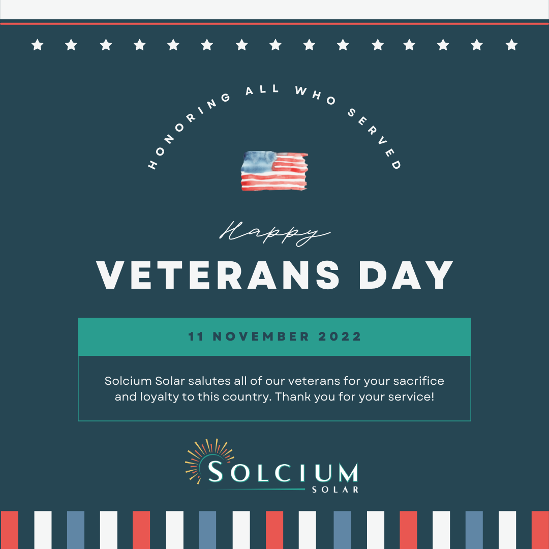 Veterans Day 2022 graphic honoring veterans for their sacrifice and loyalty to the United States of America.