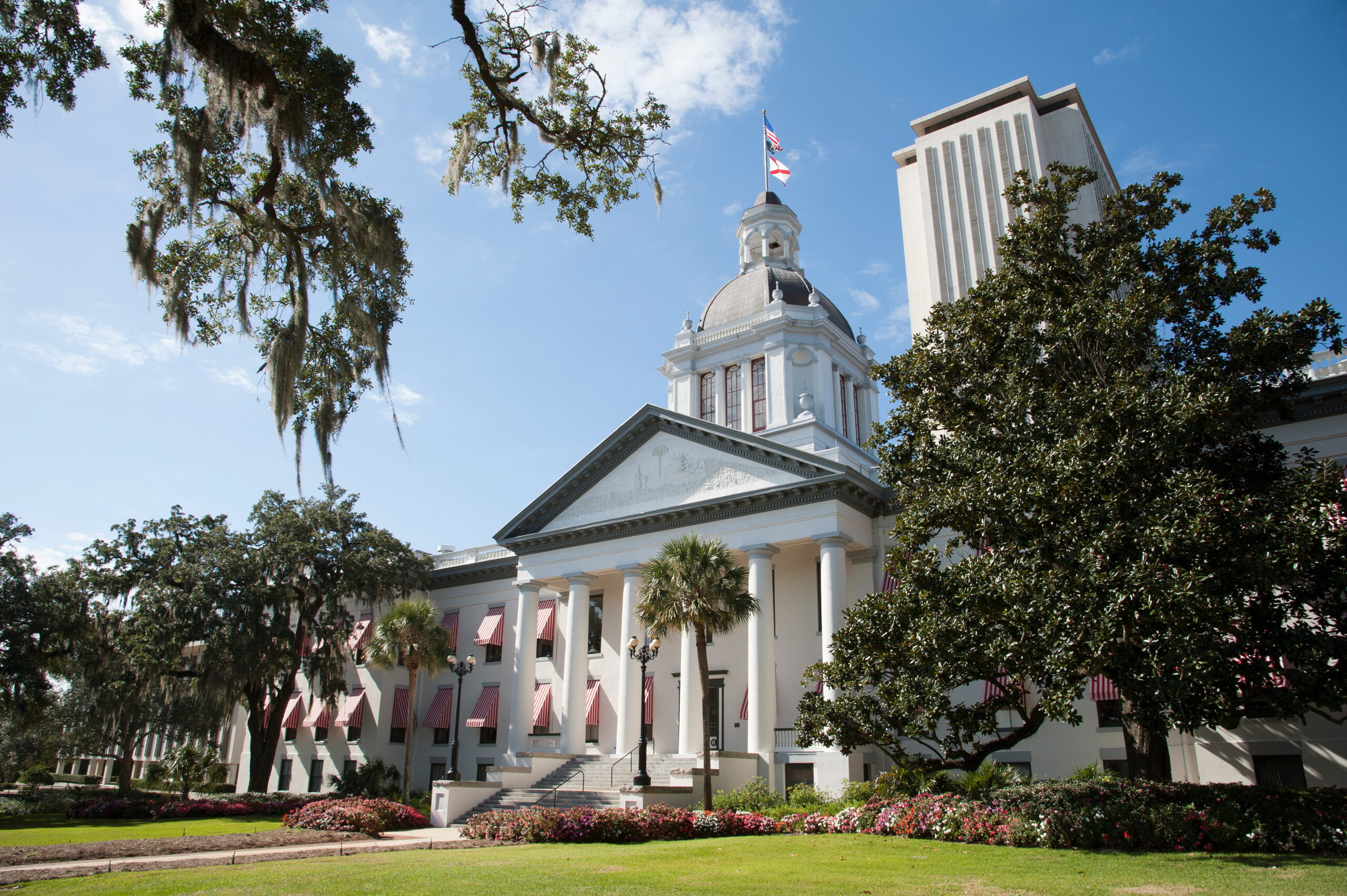 The Florida Capitol Building located in Tallahassee, Florida.