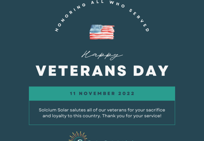 Veterans Day 2022 graphic honoring veterans for their sacrifice and loyalty to the United States of America.